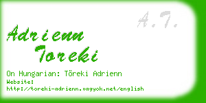 adrienn toreki business card